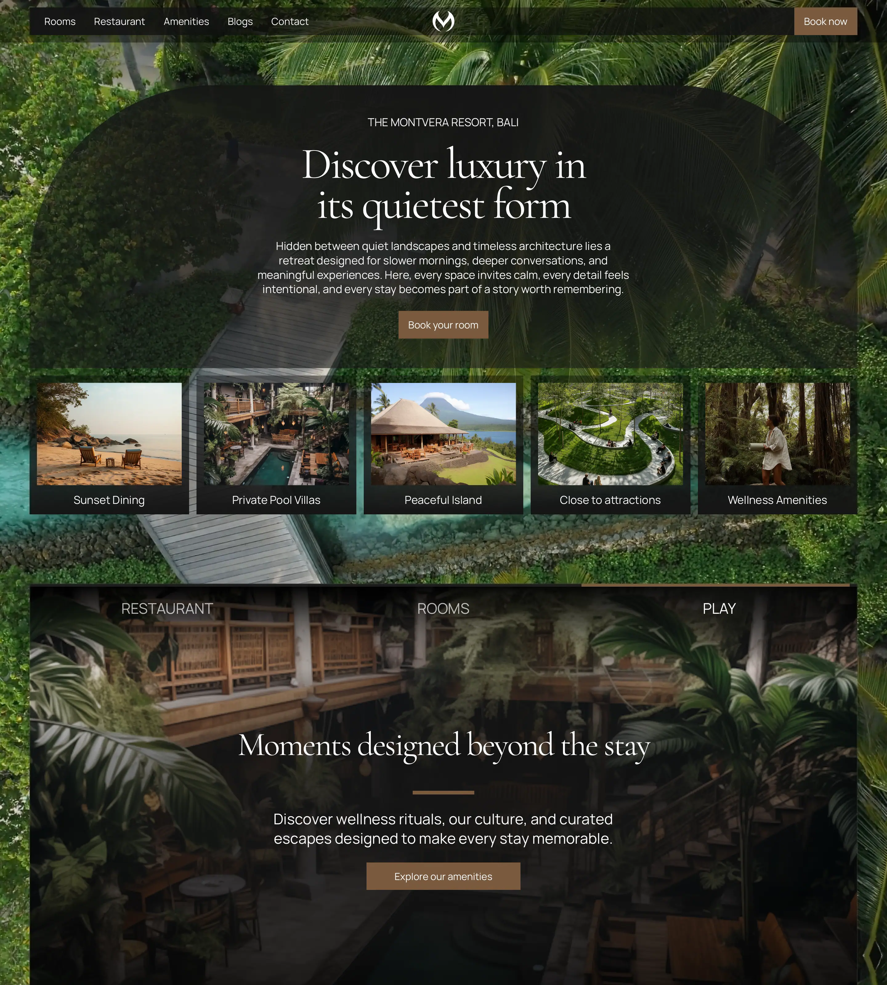 The whole Montvera home page