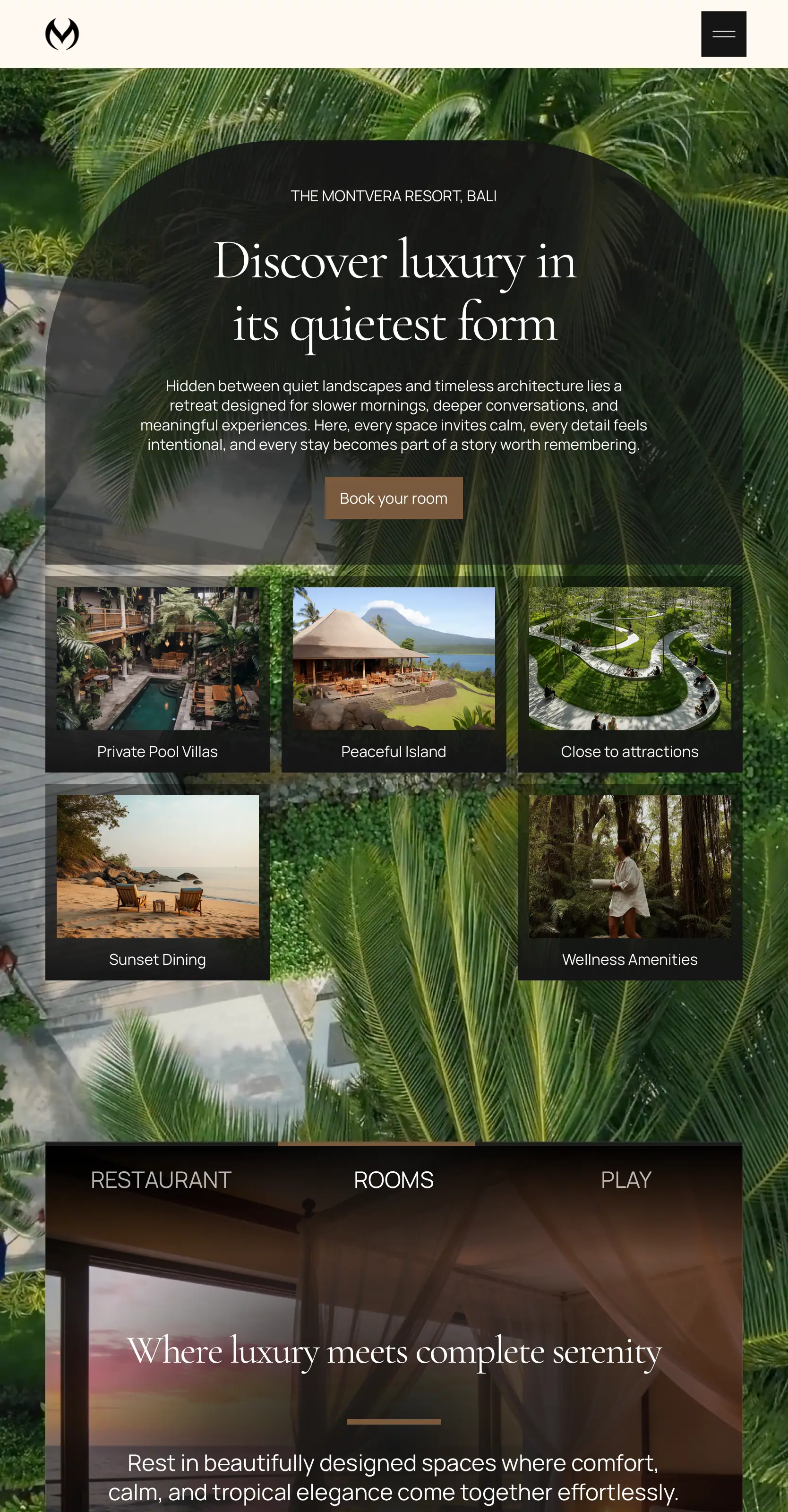 The whole Montvera home page